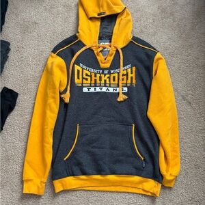 Gray and Yellow Sweatshirts with Bold Design